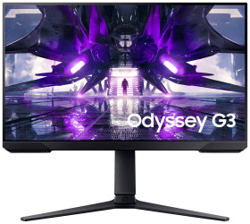 Samsung S24AG304NU Monitor 61 cm (24 cal) EEK F (A - G);1920 x 1080 pxFull HD1 msHDMI, DisplayPort, słuchawki (jack 3,5