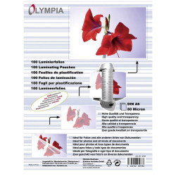 Olympia 9168 Laminate sheet A6 glossy 100 pcs