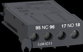 Reporting contacts, Form A (N/O) + 1 Form B (N/C), for TeSYS U, LUA1C11TQ
