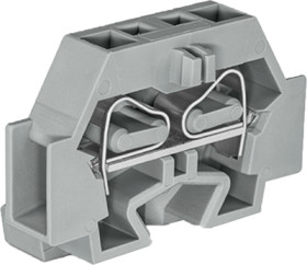 2-wire terminal, spring-clamp connection, 0.08-4.0 mm², 1 pole, 24 A, 8 kV, gray, 262-301