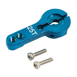 Aluminum 25T Servo Arm Horn for HD Servo MG995 MG996R MG946 RED | Metal Servo Arm with Spare Screw