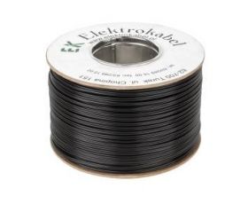 PRZEWOD 2*1MM GLOSNIKOWY CZARNY