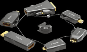 IQ-AR210 4K HDMI adapter ring with six adapters