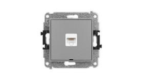 Icon Mechanizm Gniazda Komputerowego Pojedynczego 1Xrj45, Kat. 5E, 8-Stykowy,...