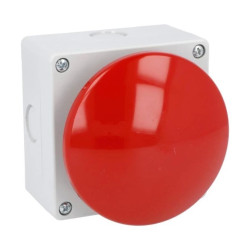 Duży przycisk ręczny i nożny, z samopowrotem, 90mm, czerwony, 1R LP9S01R