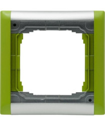 KOS66 PLUS Ramka pojedyncza składana kolorowa aluminium + limonka 66400781