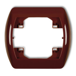 TREND Ramka pozioma pojedyncza brązowy 4RH-1