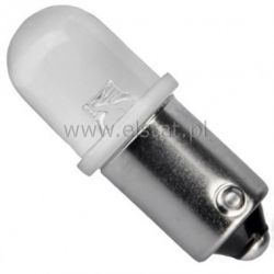 Żarówka 12V BA9S bagnetowa LED zielona