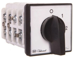 Łącznik krzywkowy 0-1-2 3P 25A IP65 z płytką Łuk 25-32 922519