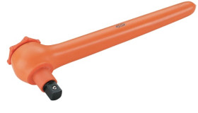 Klucz nasadowy z grzechotką, 1/2 cala, dł. 255 mm, izolowany, SAM