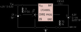 Standalone 250mA Li-Ion Battery Charger in 2 × 2 DFN