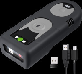 BCST-43_GRAY Barcode scanner, 1D, Bluetooth/wireless/USB, BCST-43