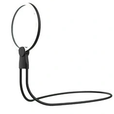 Lupa multipleksowa 3 w 1 z oświetleniem, duża soczewka ze szkła o średnicy 5,12", 24 ultra jasne diody LED z regulacją USB, łado