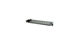 Półka 1U 250Mm Rack 19, Perforowana, Czarna