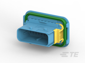 Złącze samochodowe 15-pinowe TE Connectivity 2-rzędowe Męski 10 A, 30 A 4-1564 Montaż na kablu Przewód Obudowa do