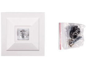 Oprawa awaryjna 3W 1h IP41 Ikl. LOVATO NC jednozadaniowa LVNC/3W/C/1/SE/X/WH