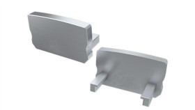 Końcówka Profil Mini Do Led A Popiel Bez Otworu