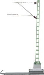 Märklin 74101 H0 Maszt z podwieszeniem H0 Marklin C (z podłożem), H0 Marklin K (bez podłoża) 5 szt.