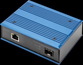 DN-652104-1 Media converter, Gigabit Ethernet, SFP, PoE