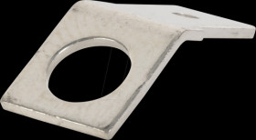 Screw-on flat connectors, 45°, 5.3 mm