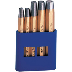 Rennsteig 446 100 0 Rivet Headers - Set Of 5 In Plastic Stand