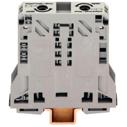 WAGO 285-150 2 Conductor 150A Side Entry Through Terminal Block Grey