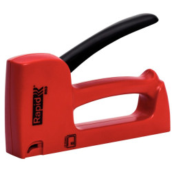 Zszywacz, dł. zszywek: 4 → 10mm, Czerwony