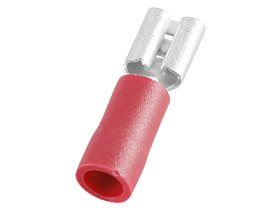 Konektor płaski Żeński 0.8 x 4.75mm 0.5 → 1.5 mm², 22 → 16 AWG długość 19.4mm Izolacja: Izolowane Cyna