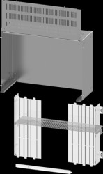 Subdivision, metal/plastic, (W x H x D) 600 x 1225 x 400 mm, 8PQ5000-4BA28