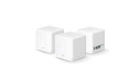 System Mesh Wi-Fi Ac1300 Dual Band, 2X Rj45 1000Mb/S Mercusys Halo H30g (3-Pack)
