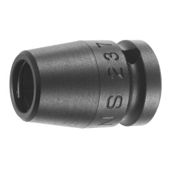 Wkład do pojemnika na wiertła, Polerowane, Stal, rozm: 1/2 cala, typ: Kwadratowy, Uchwyt końcówki, dł: 40,0 mm