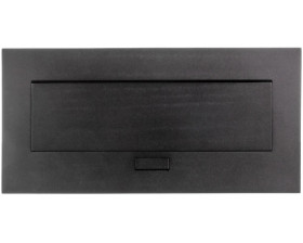 Przedłużacz biurkowy 223x108mm 3x gniazdo SCHUKO bez kabla czarny AE-PB03GS-20