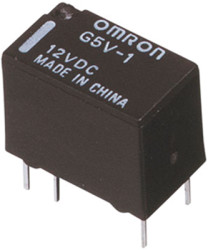 Relay, 1 Form C (NO/NC), 5 V (DC), 166 Ω, 1 A, 60 V (DC), 125 V (AC), monostable, G5V-1 5VDC