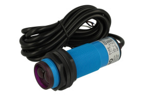 Czujnik; fotoelektryczny; G30-3A70NC; NPN; NO/NC; odbiciowy; 0,7m; 10÷30V; DC; 200mA; cylindryczny plastikowy; fi 30mm; z przewo