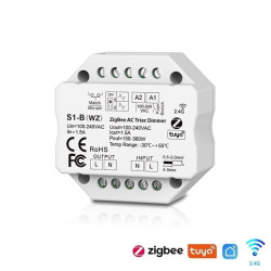 Ściemniacz triakowy LED ZigBee (Tuya) / PUSH-DIM 230VAC
