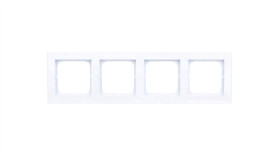 Sonata Ramka Poczwórna Biały Mat R-4R/75