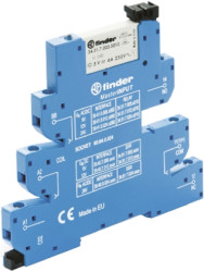 Przekaźnik z interfejsem 12V ac/dc Finder SPDT Szyna DIN Śruba