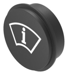 Nakładka do klawiatury, typ: Wkładka klawiatury, symbol — wyświetlacz głowny (HUD), do użytku z: Klawiatury serii 09