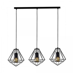 Lampa wisząca MARKO, koszykowe klosze na E27, nad blat stołu K-4004 Kaja Lighting