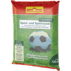 WOLF-Garten 3825020 Lawn Seed Sport &amp; Play Crush-Resistant &amp; Sturdy