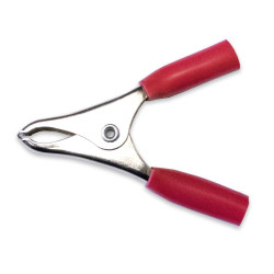 Zaciski akumulatorowe Mueller Electric BU-40A-2 BU-40A-2 Maksymalny zakres zacisku: 19 mm Długość: 58 mm stalowy, czerwo