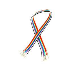 Zestaw 10szt 10x PIN Kabli-zworek 35cm połączeniowych gniazdo-gniazdo Żeńskie B.OBUDOWY /054