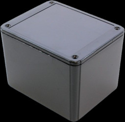 ABS enclosure, (L x W x H) 125 x 100 x 90 mm, black (RAL 9005), IP54, RL6365BK