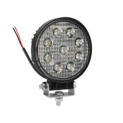 Lampa LED halogen 9x3W 12V-24V robocza okragła 115mm
