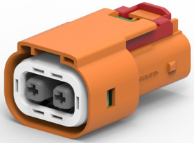 Socket, 2 pole, straight, 1 row, black, 4-2103177-6