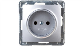 Impresja Gniazdo Pojedyncze B/U Srebrne Gp-1Y/M/18