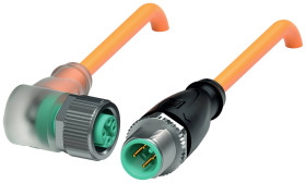 Pepperl+Fuchs 240784-100013 Złącze konfekcjonowane czujnika/aktuatora 5 m Ilość pinów: 4, 4 1 szt.