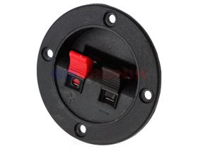 Gniazdo głośnikowe 2 pin okrągłe Ø66mm