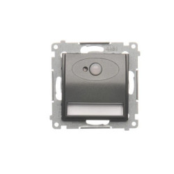 Simon 54 Oprawa oświetleniowa LED z czuj. ruchu 14 V DC 0.78 W białe neutralne 4000K czarny mat wym zasilacz 14V DOSC14B.01/49