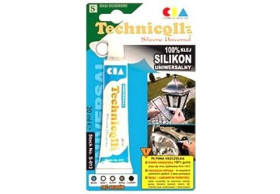 KLEJ SILIKONOWY UNIWERSALNY BIAŁY 70ML TECHNICQLL